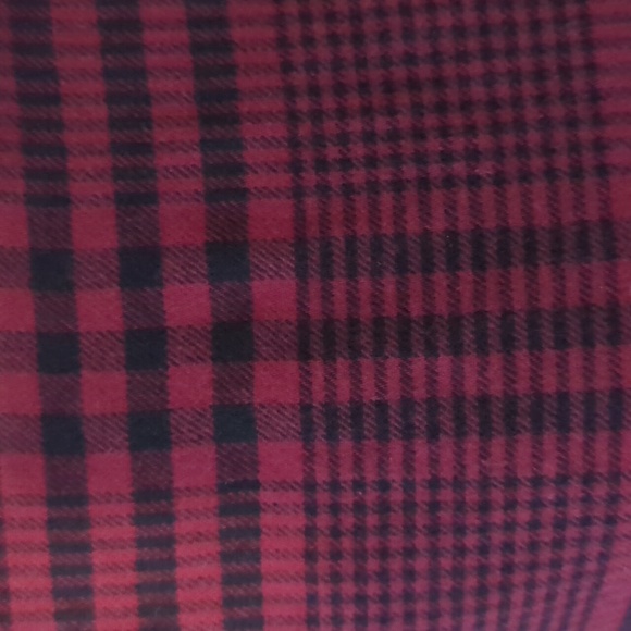 NWT Wild Fable Jumper Plaid Long Sleeve Dress MEDIUM Red Black Pockets - Picture 9 of 16